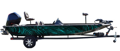 Spiral (Aqua) Boat Wrap Kit