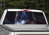 Wolf #2 Night Scene Rear Window Decal